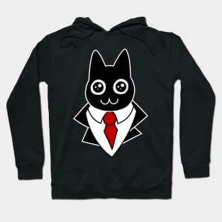 Cat in Suit Hoodie